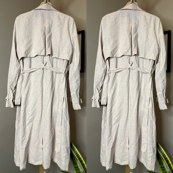 Anthropologie Blush Trench Coat - Picture 9 of 10